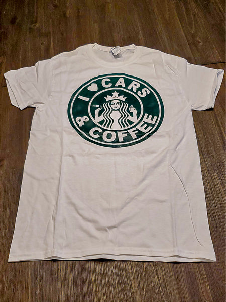 I Love Cars & Coffee T-Shirt